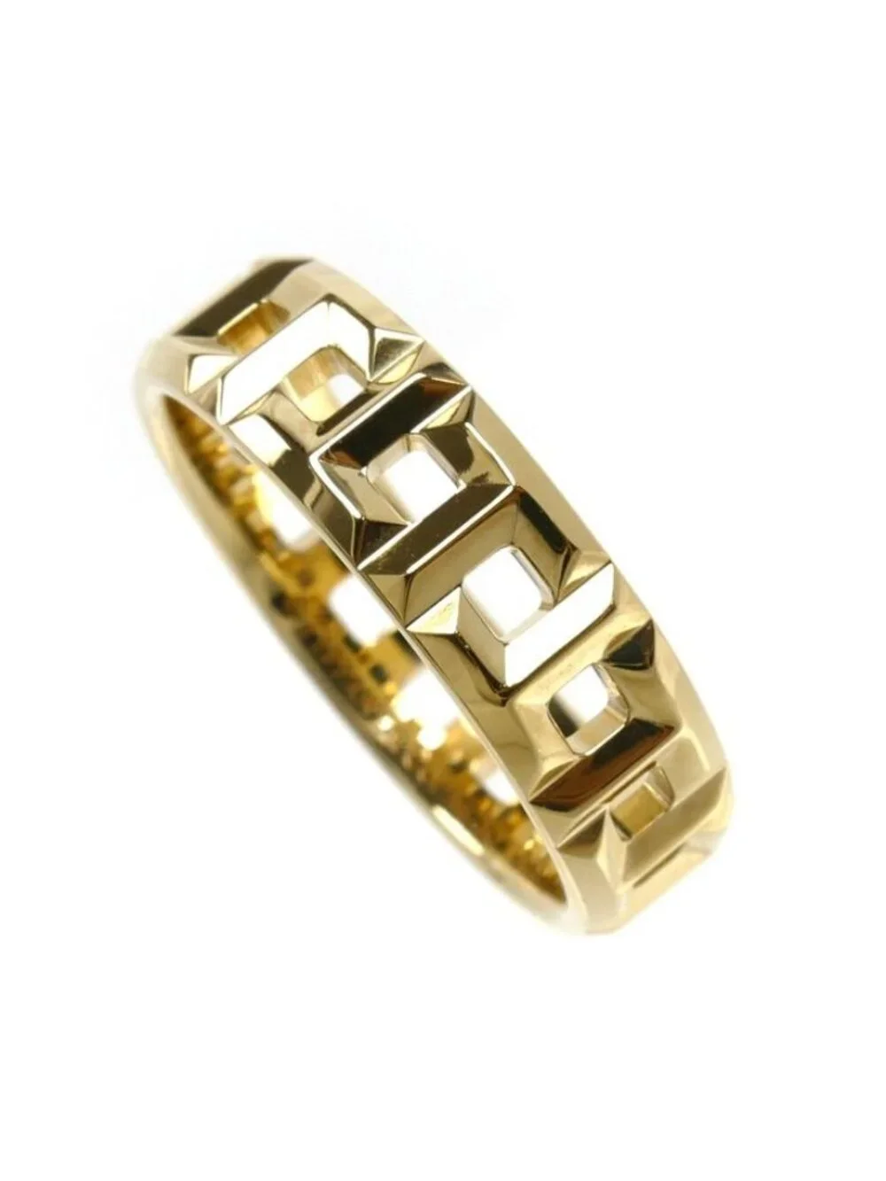 Tiffany & Co 18k Yellow Gold T True Wide Ring
